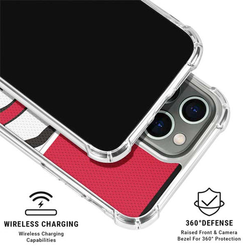 NFL Kansas City Chiefs Zone Block iPhone 16 Pro Clear Case
