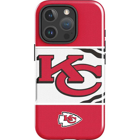 NFL Kansas City Chiefs Zone Block iPhone 16 Pro Impact Case