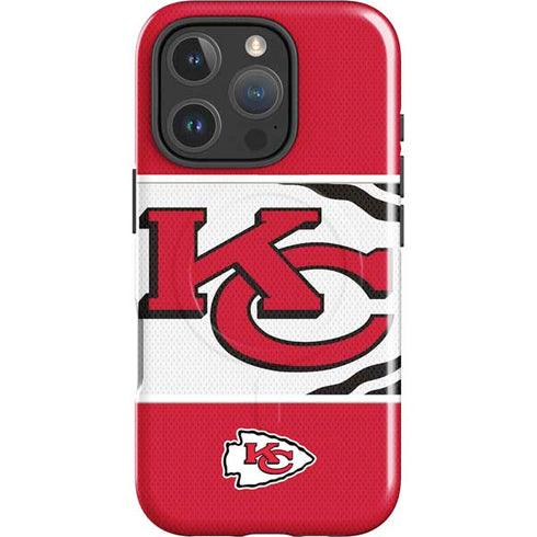 NFL Kansas City Chiefs Zone Block iPhone 16 Pro Magsafe Impact Case