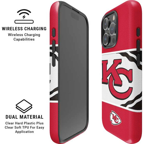 NFL Kansas City Chiefs Zone Block iPhone 16 Pro Max Magsafe Impact Case