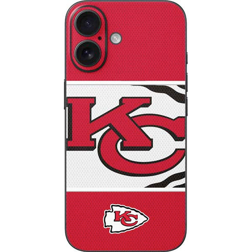 NFL Kansas City Chiefs Zone Block iPhone 16 Skin