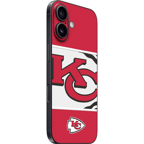 NFL Kansas City Chiefs Zone Block iPhone 16 Skin