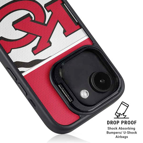 NFL Kansas City Chiefs Zone Block iPhone 16e Kickstand Case