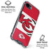 NFL Kansas City Chiefs Zone Block iPhone 16e Clear Case
