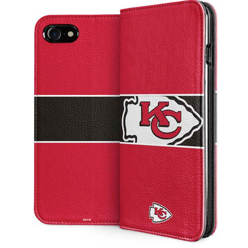 NFL Kansas City Chiefs Zone Block iPhone SE (2nd & 3rd Gen) Folio Case