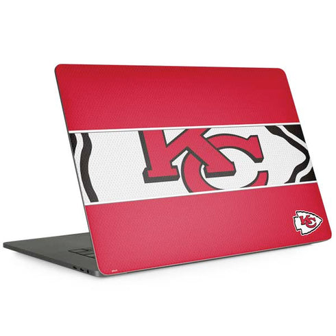 NFL Kansas City Chiefs Zone Block MacBook Skins
