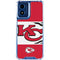 NFL Kansas City Chiefs Zone Block Moto G 5G (2024) Clear Case