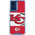 NFL Kansas City Chiefs Zone Block Moto G 5G (2024) Clear Case