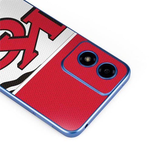 NFL Kansas City Chiefs Zone Block Moto G Play 4G (2024) Skin