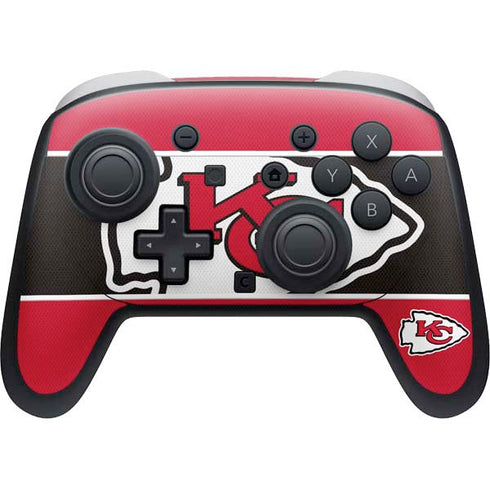 NFL Kansas City Chiefs Zone Block Nintendo Switch 2 (2025) Pro Controller Skin