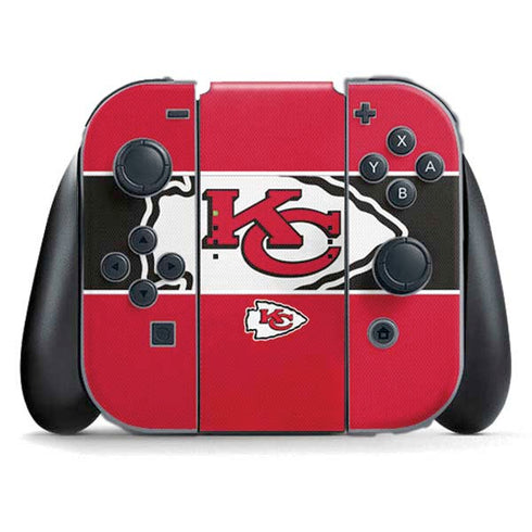NFL Kansas City Chiefs Zone Block Nintendo Skins