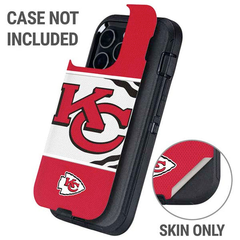 NFL Kansas City Chiefs Zone Block Otterbox Defender iPhone Skin