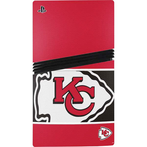 NFL Kansas City Chiefs Zone Block PS5 Pro Console Skin