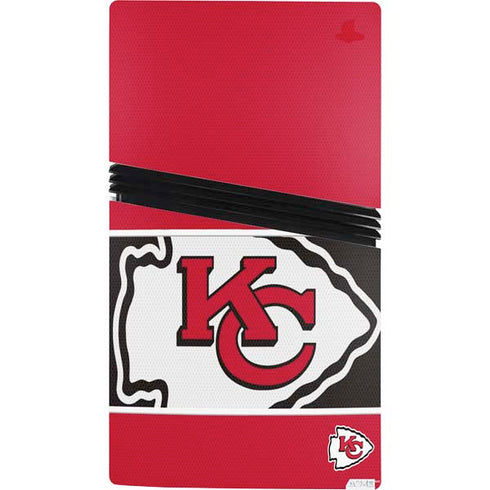 NFL Kansas City Chiefs Zone Block PS5 Pro Console Skin