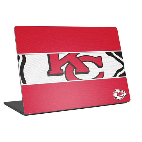 NFL Kansas City Chiefs Zone Block Laptop Skins