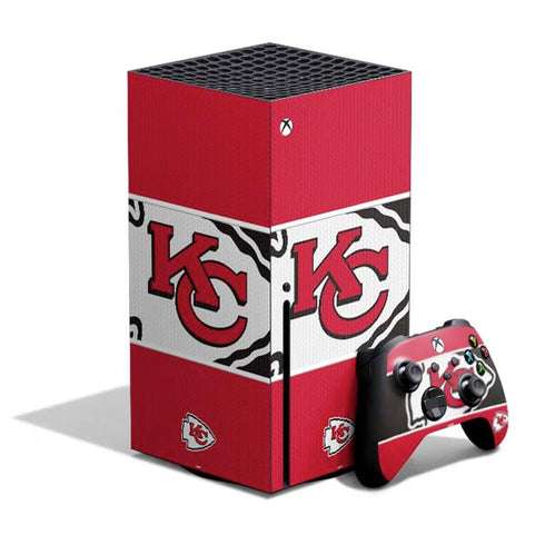 NFL Kansas City Chiefs Zone Block Xbox Series X Skins