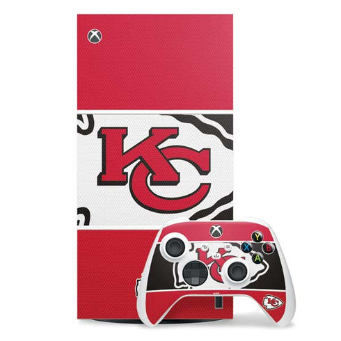 NFL Kansas City Chiefs Zone Block Xbox Series X Skins
