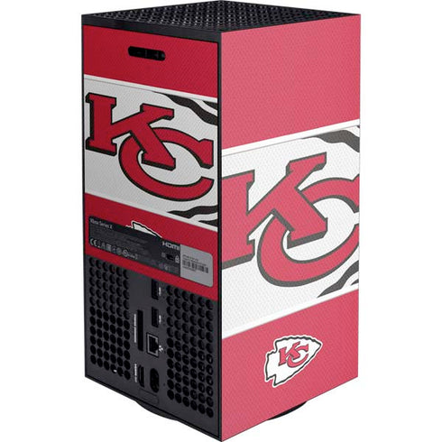 NFL Kansas City Chiefs Zone Block XBox Series X Digital Edition Console Skin
