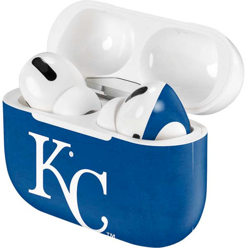 MLB Kansas City Royals - Solid Distressed AirPods Skins