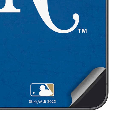 MLB Kansas City Royals - Solid Distressed Galaxy A16 5G Skin