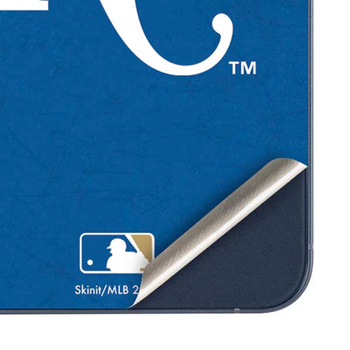 MLB Kansas City Royals - Solid Distressed Galaxy A35 5G Skin