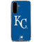 MLB Kansas City Royals - Solid Distressed Galaxy A36 5G Clear Case