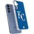 MLB Kansas City Royals - Solid Distressed Galaxy A55 5G Clear Case