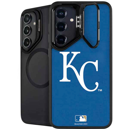 MLB Kansas City Royals - Solid Distressed Galaxy S24 FE Kickstand Case