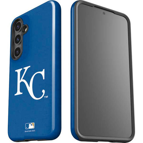 MLB Kansas City Royals - Solid Distressed Galaxy S25 Impact Case