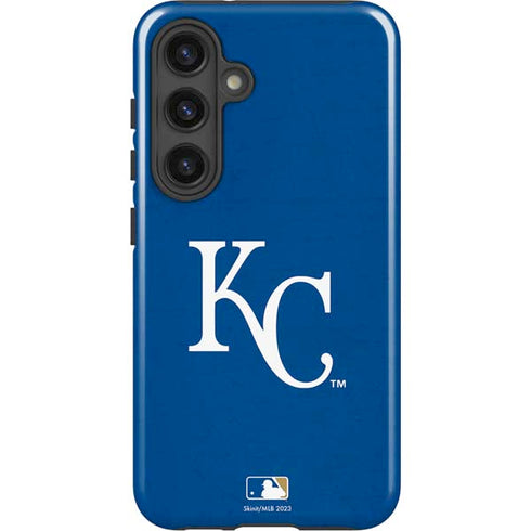 MLB Kansas City Royals - Solid Distressed Galaxy S25 Plus Impact Case