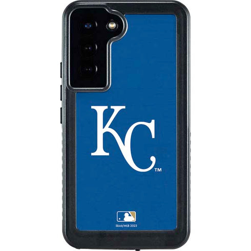 MLB Kansas City Royals - Solid Distressed Galaxy S24 Plus Waterproof Case