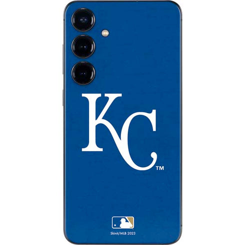 MLB Kansas City Royals - Solid Distressed Galaxy S25 Skin