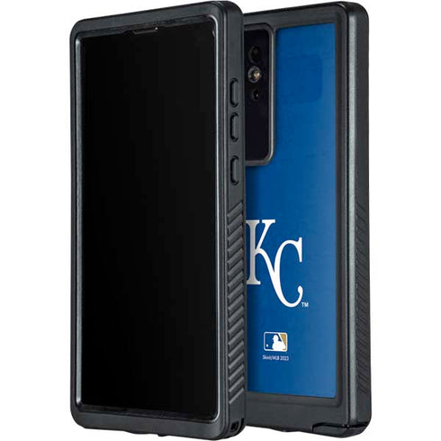 MLB Kansas City Royals - Solid Distressed Galaxy S24 Ultra Waterproof Case