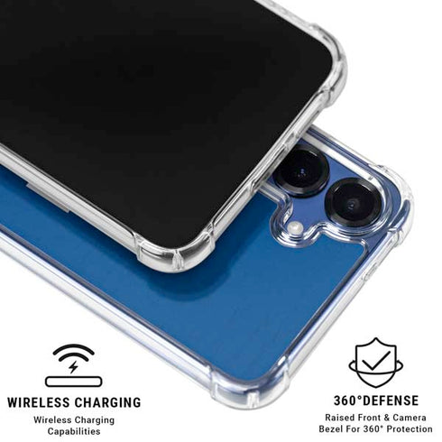 MLB Kansas City Royals - Solid Distressed Galaxy S25 Plus Clear Case