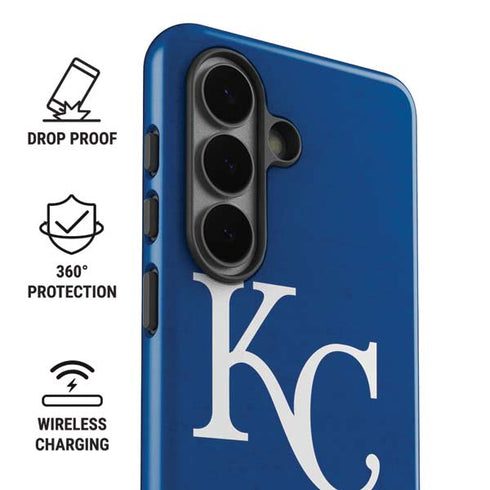 MLB Kansas City Royals - Solid Distressed Galaxy S26 Plus Impact Case