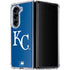MLB Kansas City Royals - Solid Distressed Galaxy Z Fold5 5G Clear Case