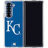 MLB Kansas City Royals - Solid Distressed Galaxy Z Fold6 Clear Case