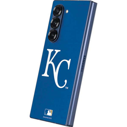 MLB Kansas City Royals - Solid Distressed Galaxy Z Fold6 Skin
