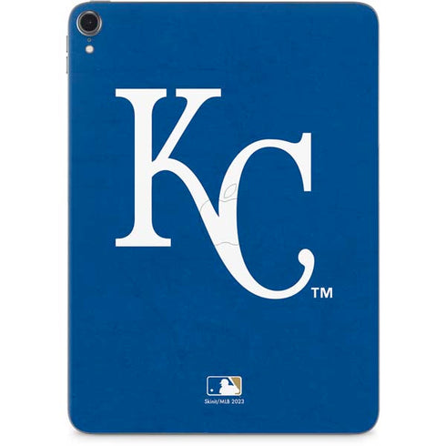 MLB Kansas City Royals - Solid Distressed Apple iPad Pro Skin