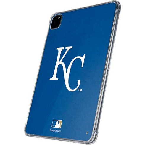 MLB Kansas City Royals - Solid Distressed iPad Pro 11in (2024) Clear Case