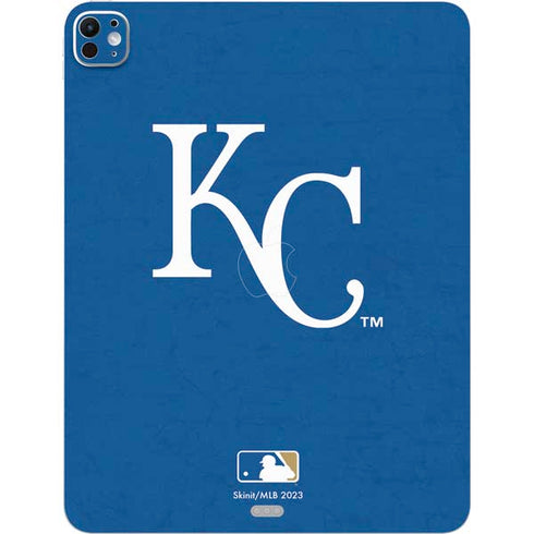 MLB Kansas City Royals - Solid Distressed iPad Pro 13in M4 (2024) Skin