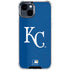 MLB Kansas City Royals - Solid Distressed iPhone 15 Clear Case