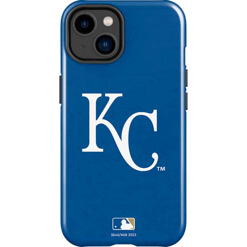 MLB Kansas City Royals - Solid Distressed iPhone 15 Impact Case
