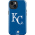MLB Kansas City Royals - Solid Distressed iPhone 15 Impact Case
