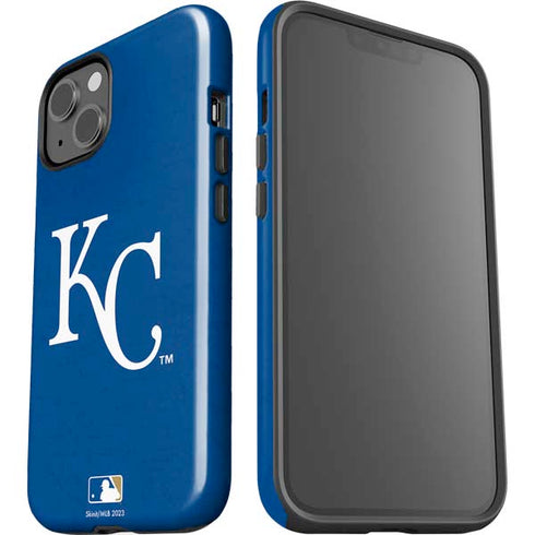 MLB Kansas City Royals - Solid Distressed iPhone 15 Impact Case