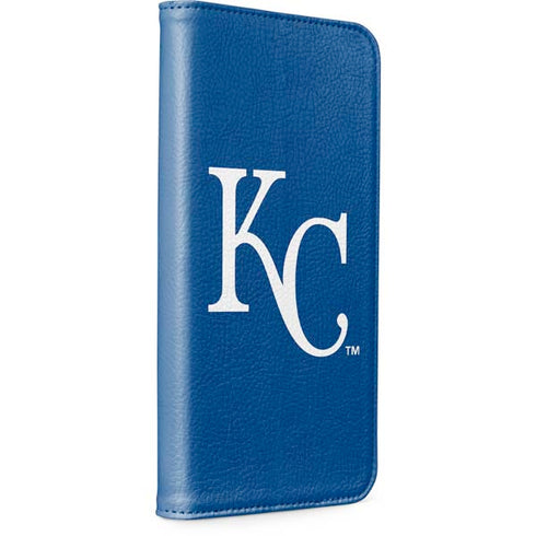 MLB Kansas City Royals - Solid Distressed iPhone 15 Plus Folio Case