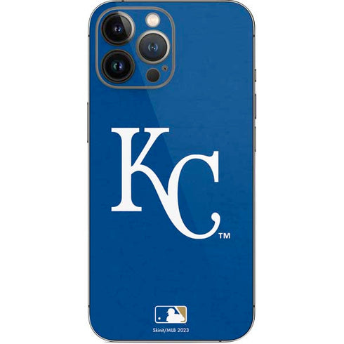 MLB Kansas City Royals - Solid Distressed iPhone 15 Pro Max Skin