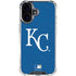 MLB Kansas City Royals - Solid Distressed iPhone 16 Clear Case