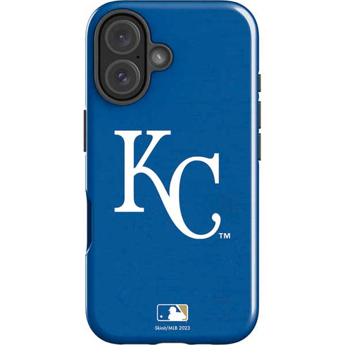 MLB Kansas City Royals - Solid Distressed iPhone 16 Impact Case