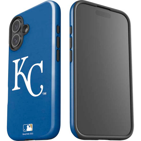 MLB Kansas City Royals - Solid Distressed iPhone 16 Impact Case